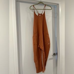 Free People Hot Shot Onesie in Red Earth NWT